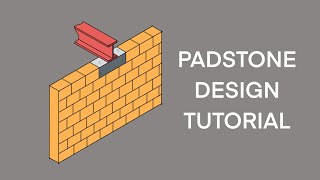 Bearing Design for Steel Beam  Padstones [upl. by Ahsimed]