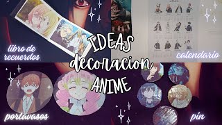 Ideas de decoraciónestilo animediy [upl. by Nylcoj509]