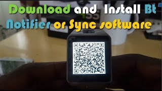 DZ09 How to download and install Bt Notifier or Sync App for Android [upl. by Zenas]