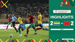 Gabon 🆚 Morocco Highlights  TotalEnergiesAFCON2021  Group C [upl. by Sidnal]