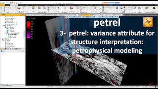 3 petrel variance attribute for structure interpretation petrophysical modeling [upl. by Arikahc372]