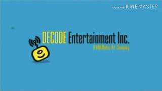 Decode Entertainment Inc Logo [upl. by Akined649]