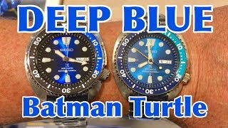 SEIKO SRPC25 DEEP BLUE BATMAN TURTLE SRPC25K1 [upl. by Harri]