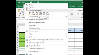 comment transformer des lignes en colonnes et linverse sur EXCEL [upl. by Sayles]