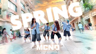 KPOP IN PUBLIC MCND 떠 Spring  Dance Cover by Haze Crew from Barcelona [upl. by Nauqit]