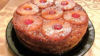 Galuis Double Layer Pineapple Upside Down Cake [upl. by Llamaj]