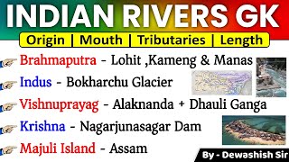 All Important Indian RIVERS in ONE CLASS  Indian geography  OnlyIAS [upl. by Osgood509]