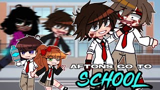 Aftons Go to SCHOOL  Gacha Afton Family [upl. by Vinson]