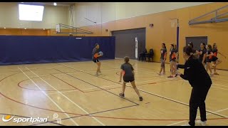 Drive Into Channels Netball Drills [upl. by Cacilia]