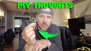 2 Pcs Keychain Clip Key Ring Review [upl. by Wrightson]