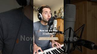 Now we are free Gladiator  Hans Zimmer Alexis Carlier Cover plus longue chant singing piano [upl. by Kam]