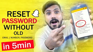 Reset Snapchat Password Without Old Email Password and Number  Snapchat Account Recovery 2020 [upl. by Einahets]