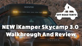 iKamper Skycamp 30 Hardshell Roof Top Tent Review amp Walkthrough At Overland Expo West 2022 [upl. by Pietro]