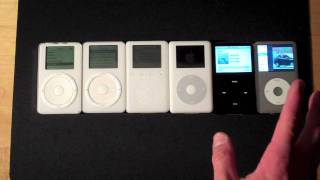 Apple iPod Classic Part 2 of 2 Comparing Generations 16 [upl. by Florentia]