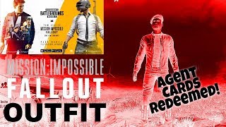 MISSION IMPOSSIBLE FALLOUT OUTFIT in PUBG Mobile  Cashing in our Agent Cards [upl. by Perron299]