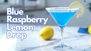 Blue Raspberry Lemon Drop Martini Recipe [upl. by Rida338]