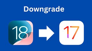 How to downgrade to iOS 17 from iOS 18 [upl. by Zoes]