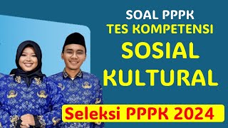 Contoh Soal PPPK Kompetensi Sosiokultral [upl. by Enimzaj]