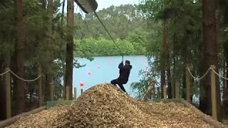 Seilbahn für Unerschrockene Mit 60km h über den See [upl. by Semreh]