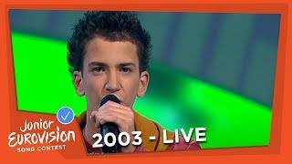 Roel  Mijn Ogen Zeggen Alles  The Netherlands  2003 Junior Eurovision Song Contest [upl. by Analli869]