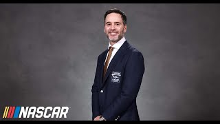 2024 Hall of Fame inductee Jimmie Johnson reveals biggest inspiration is wife Chandra  NASCAR [upl. by Theron]