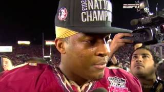 Jameis Winston PostGame Interview BCS Championship Game [upl. by Treble]