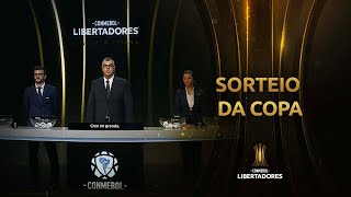 COMPLETO Sorteio da Copa CONMEBOL Libertadores 2022 [upl. by Aizirk]