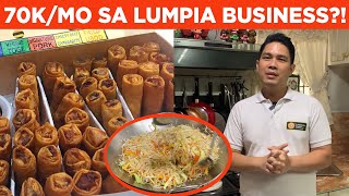 70K SA LUMPIA BUSINESS MALIIT NA PUHUNAN GRABE PALA ANG KITAAN DITO [upl. by Ydnac]