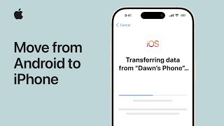 How to move from Android to iPhone  Apple Support [upl. by Odnanref]