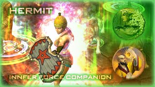 Titan Quest  Inner Force Companion  Pet MasterDoppelganger Hermit Build [upl. by Aerdnaeel282]