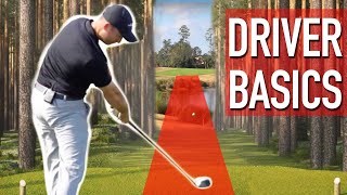 Driver Basics For Longer Straighter Golf Shots [upl. by Gobert]