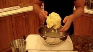 How to Hand Stretch Fresh Mozzarella Cheese [upl. by Kling]