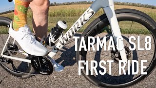 SWorks Tarmac SL8  First Ride and Initial Impressions [upl. by Kenti431]