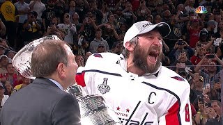 Alex Ovechkin and the Capitals lift the Stanley Cup [upl. by Sikata785]