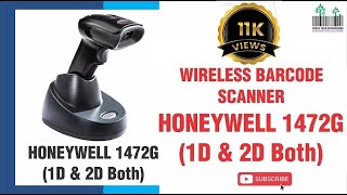 Barcode Scanner 1472G Honeywell Wireless 1D amp 2D 1472G Voyager How To Use in Billing Excel Inventory [upl. by Xonnel]