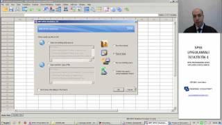 Spss İstatistik Bölüm 1 [upl. by Eisenberg]