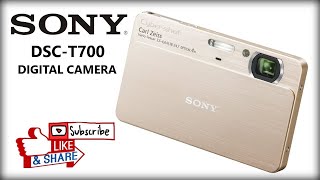 Sony Cybershot DSCT700  10MP Digital Camera  4x Optical Zoom  JustUnboxing  NoReview [upl. by Lednar]