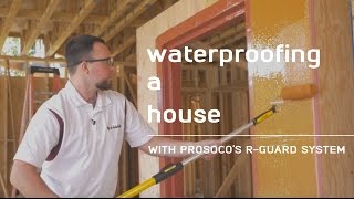 How to waterproof your house with Prosoco RGuard System [upl. by Ioab196]