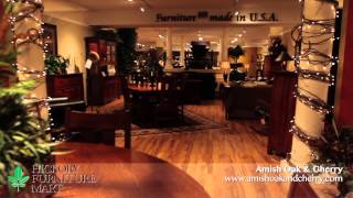 Amish Oak amp Cherry  Hickory Furniture Mart in Hickory North Carolina [upl. by Houghton213]