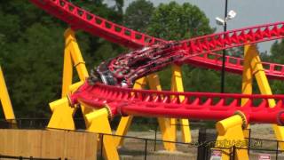 Intimidator 305 Roller Coaster at Kings Dominion [upl. by Kerril]