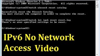 How to Fix IPv6 No Network Access Problem [upl. by Felicie]