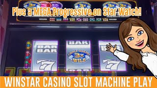 Winstar Casino Slot Machine Live Play Triple Jackpot Gems amp Star Watch MEGA Hit [upl. by Winsor738]