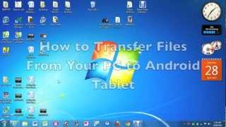 How to Transfer Files From PC to Android Tablet​​​  H2TechVideos​​​ [upl. by Theodore93]