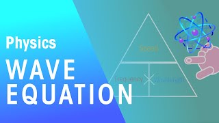 Wave Equation  Waves  Physics  FuseSchool [upl. by Ronna]