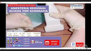 📚CURSO ANESTESIA REGIONAL GUIADA POR ECOGRAFIA [upl. by Eiram]