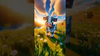 Minecraft Cow  minecraft minecraftanimation shorts [upl. by Wende453]