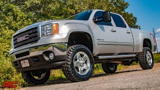 20112018 GM HD 35inch BoltOn Suspension Lift Kit by Rough Country [upl. by Sivek]