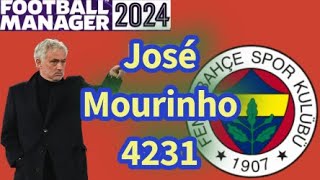 Play like Jose Mourinhos Fenerbahce4231 best fm24 tacticsfootball manger 2024 tactics [upl. by Bravar]