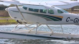 HD Spectacular Floatplane Cessna U206G Takeoff CSU3 [upl. by Enneite]