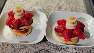 Lazy Sunday breakfast Pancake 😋 Mondamin American style Pancake mixNRIMom in Germany  food blogs [upl. by Krakow86]